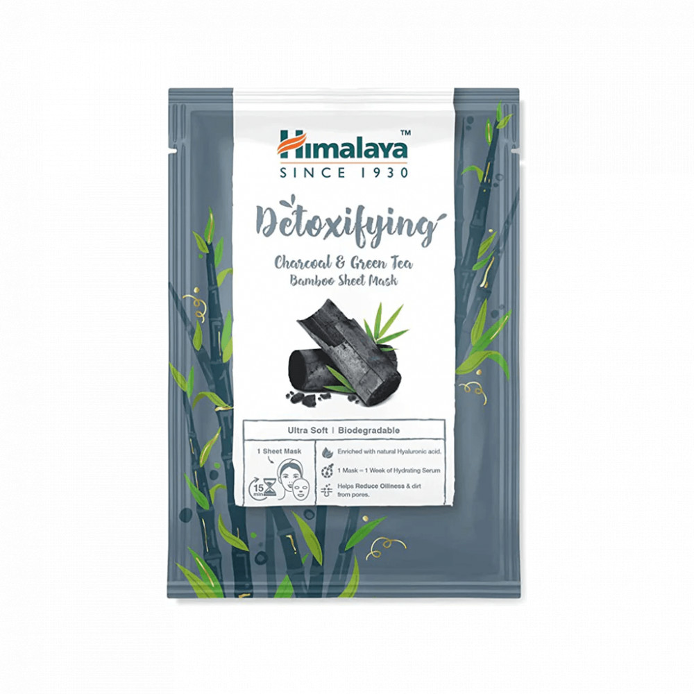 MASCARILLA SABANA DETOX CARBON BAMBU DE TE VERDE 30 ML HIMALAYA