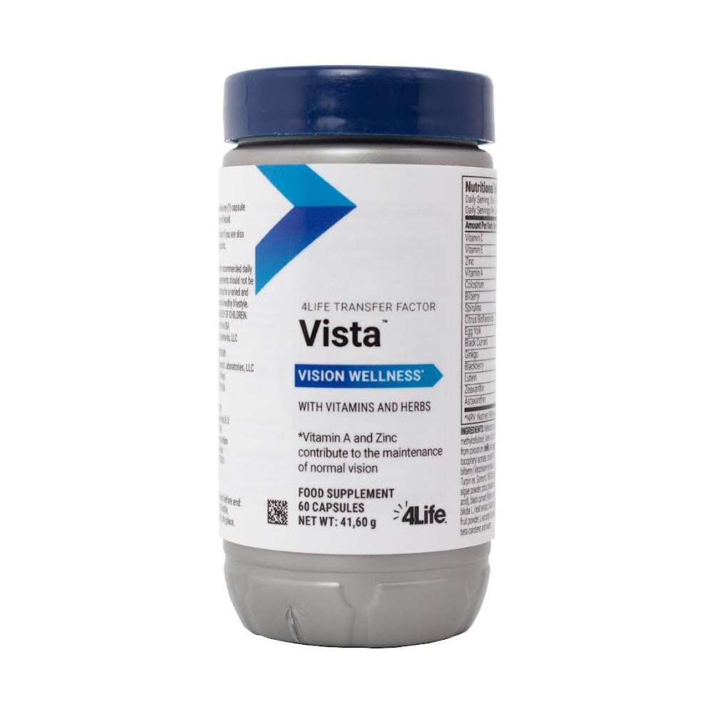 Comprar TRANSFER FACTOR VISTA 60 CAP 4 LIFE online - Farmacia Coliseum