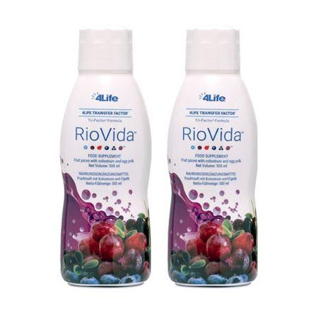TRANSFER FACTOR RIOVIDA 500MLX2 UNIDAD 4 LIFE