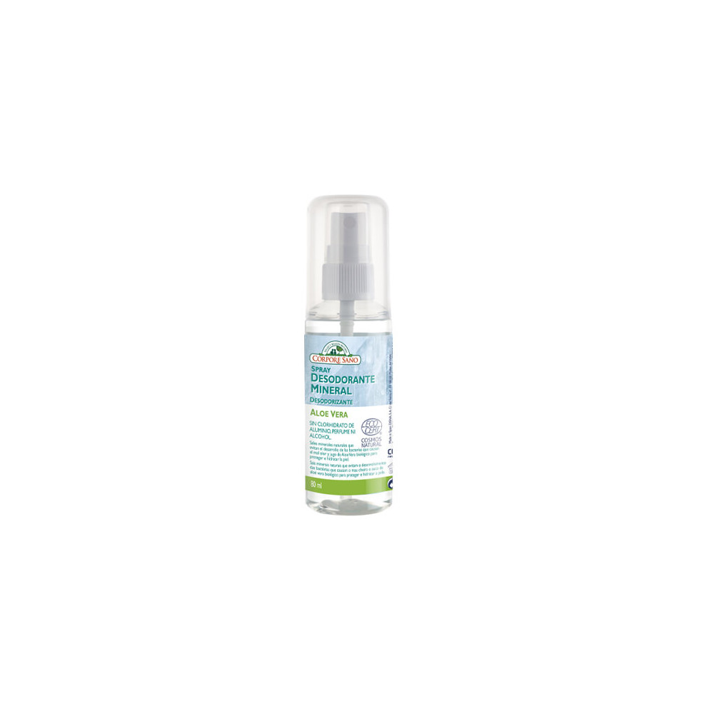 CORPORE SANO DESODORANTE MINERAL ALUMBRE ALOE 80 ML SPRAY