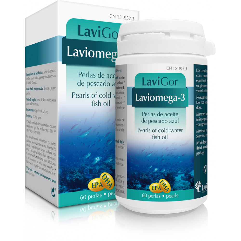 LAVIOMEGA 3 60 PERLAS LAVIGOR