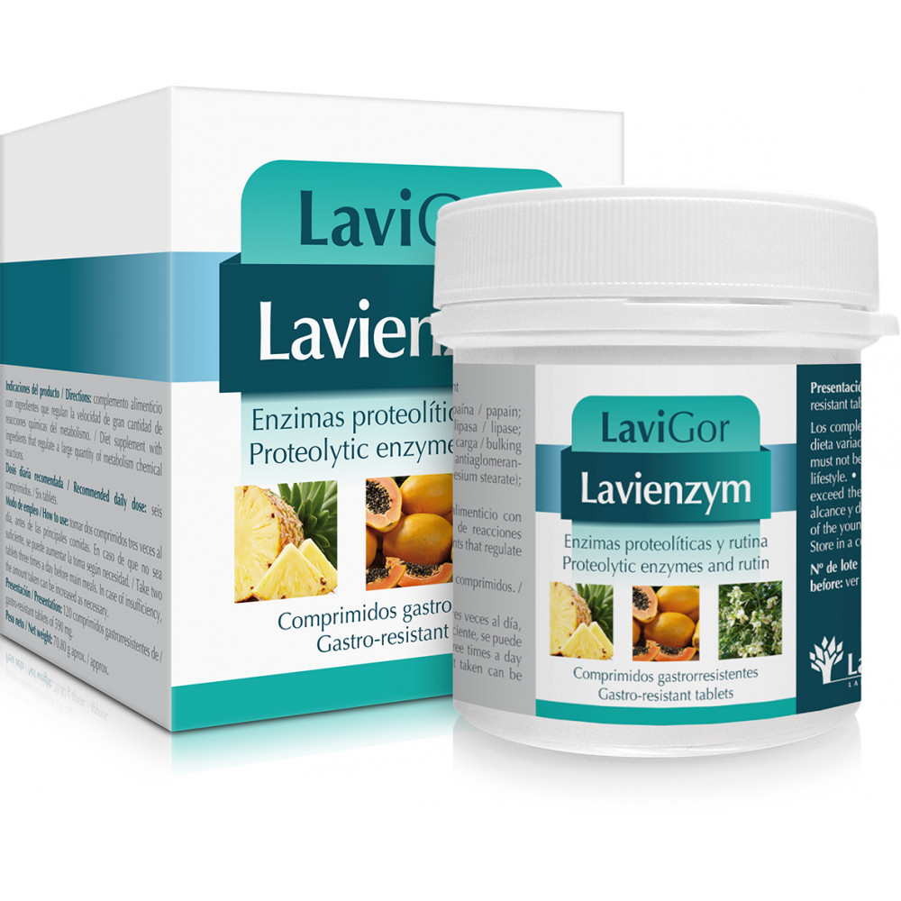 LAVIENZYM 120 GRAGEAS LAVIGOR