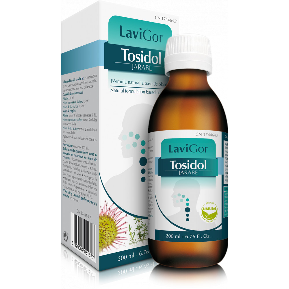 TOSIDOL JARABE 200 ML LAVIGOR