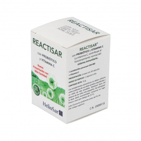REACTISAR 30 CAPS HELIOSAR (ANTES 15 SOBRES)