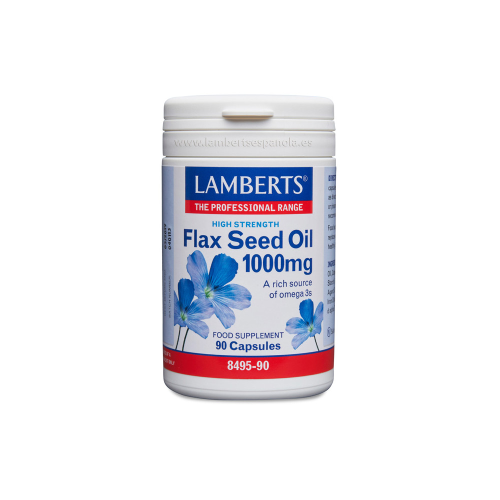 LINO SEMILLA ACEITE (FLAX SEED OIL) 1000 MG 90 CAP LAMBERTS