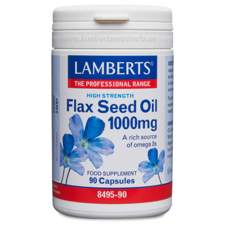 LINO SEMILLA ACEITE (FLAX SEED OIL) 1000 MG 90 CAP LAMBERTS