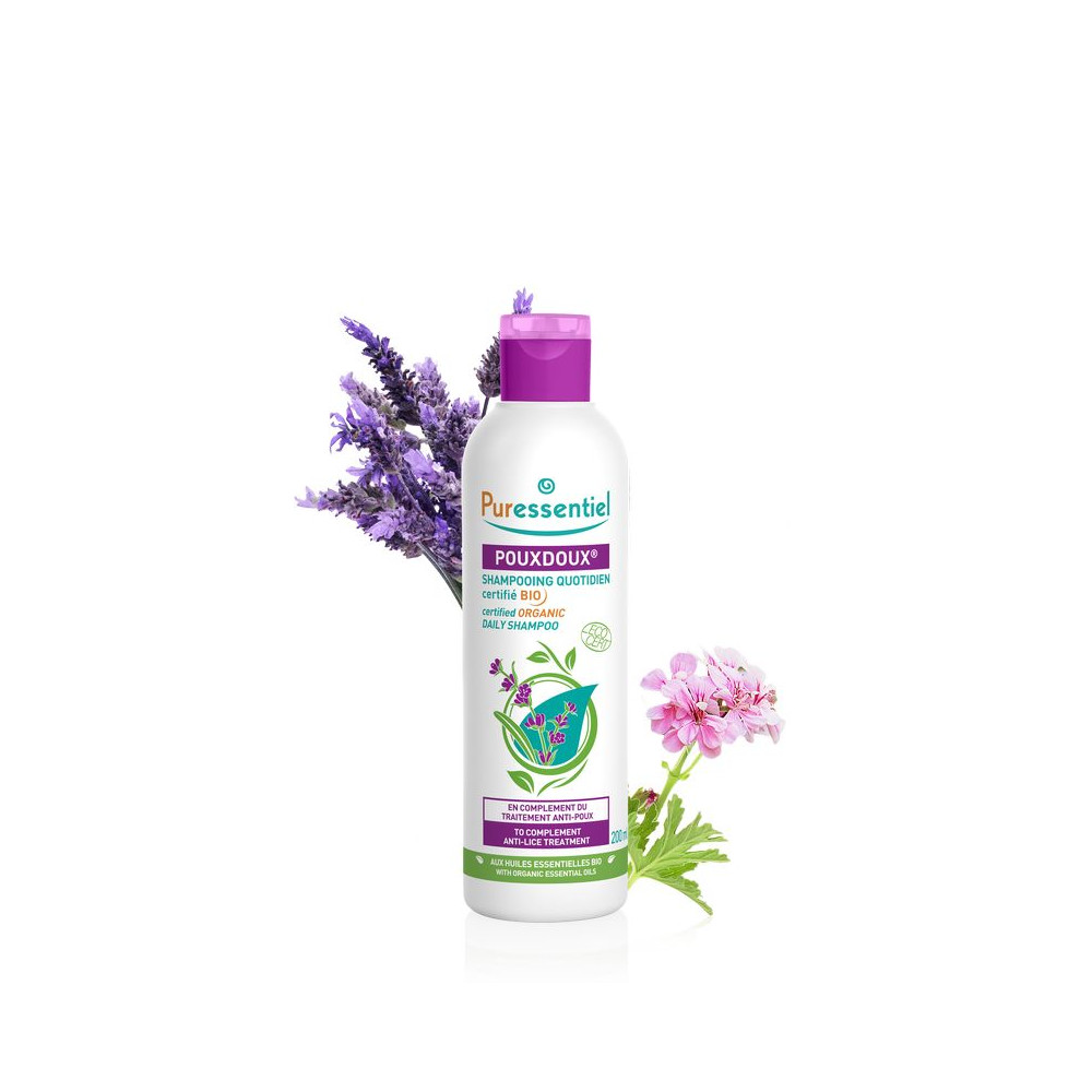 Comprar online CHAMPU POUXDOUX DIARIO BIO 200 ML PURESSENTIEL - Farmacia Coliseum