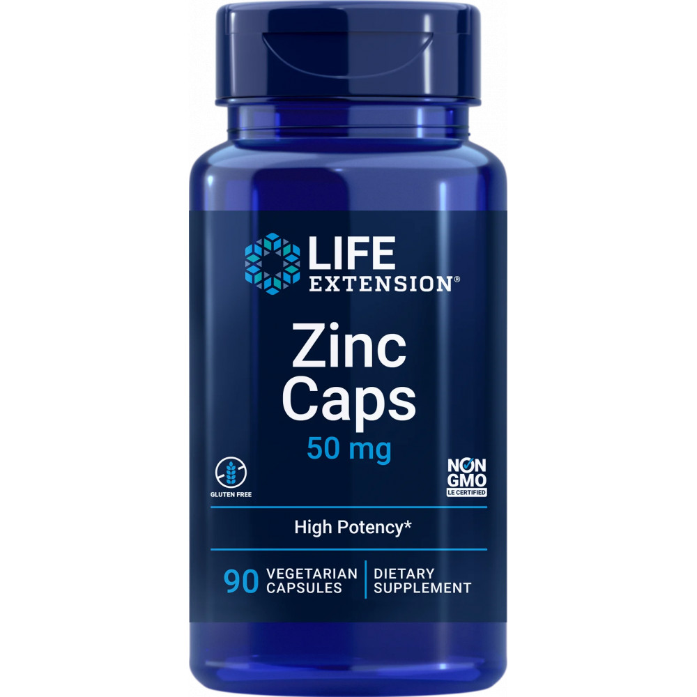 Comprar online ZINC CAPS 50 MG 150 VEG CAP LIFE EXTENSION - Coliseum