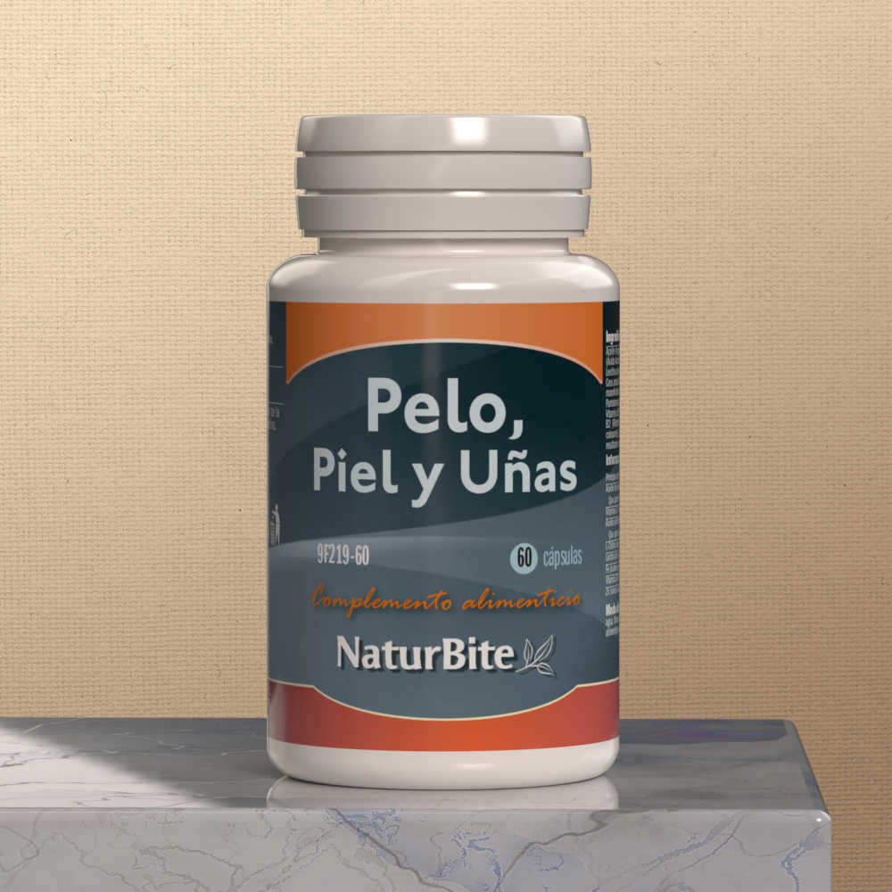 Comprar online PELO PIEL UÑAS 60 CAP NATURBITE - Farmacia Coliseum