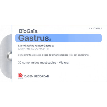 Comprar online GASTRUS 30 COMP MAST BIOGAIA - Farmacia Coliseum