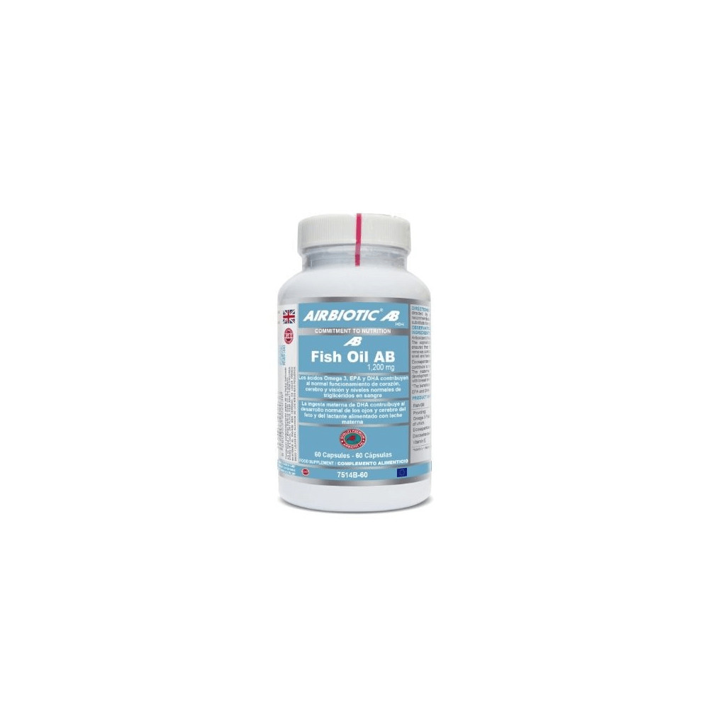 Comprar online FISH OIL AB 1200 MG 60 CAP AIRBIOTIC- Farmacia Coliseum