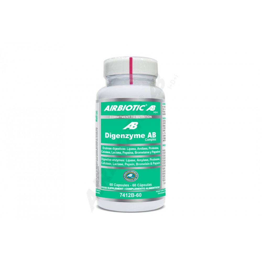 Comprar DIGENZYME AB COMPLEX 60 CAP AIRBIOTIC - Farmacia Coliseum