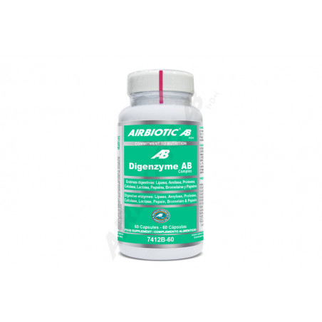 Comprar DIGENZYME AB COMPLEX 60 CAP AIRBIOTIC - Farmacia Coliseum