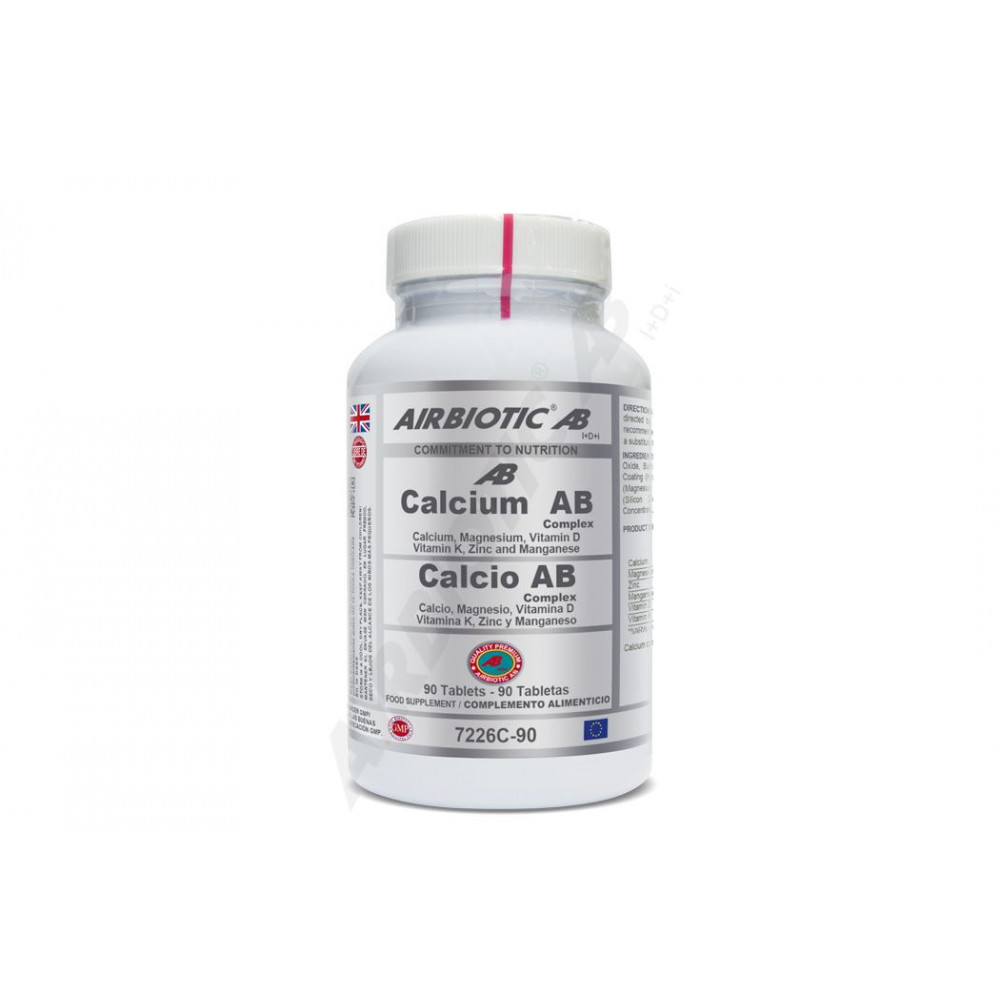 Comprar CALCIO AB COMPLEX 90 TAB AIRBIOTIC online - Farmacia Coliseum
