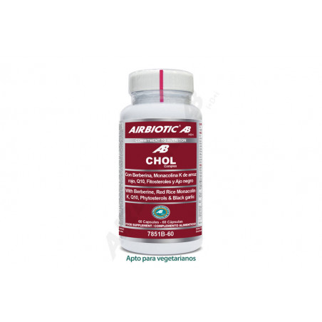 Comprar online CHOL COMPLEX AB CON VIT B9 30 CAP AIRBIOTIC - Coliseum
