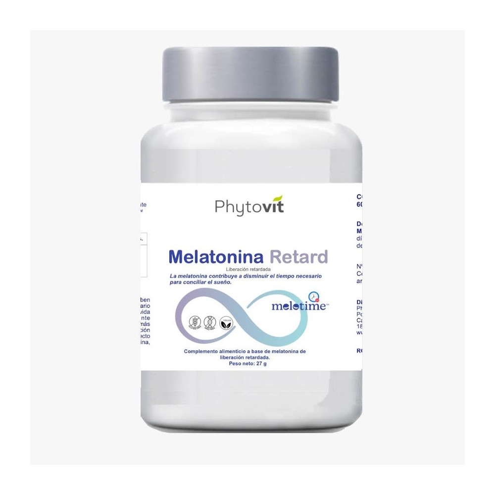 Comprar online MELATONINA RETARD 1,9 MG MELOTIME 60 CAP PHYTOVIT