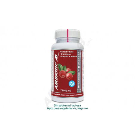 Comprar ARANDANO ROJO + D-MANOSA COMPLEX 60 CAP AIRBIOTIC - Coliseum