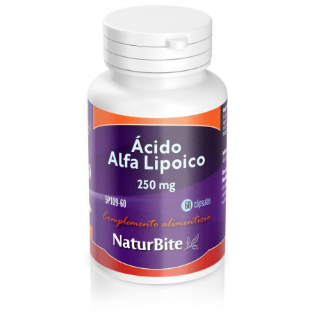 Comprar online ALFA LIPOICO ACIDO 250 MG 60 CAP NATURBITE - Farmacia Coliseum