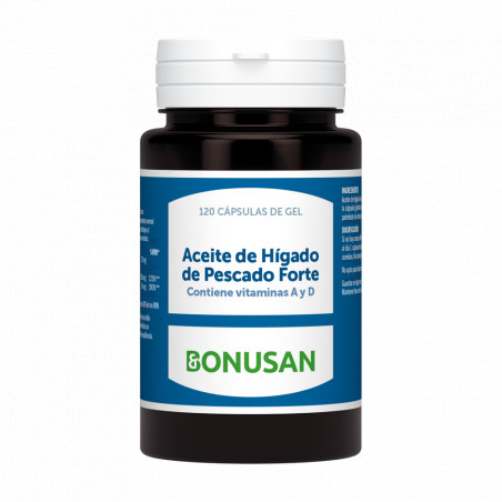 ACEITE HIGADO PESCADO FORTE 120 CAP  BONUSAN