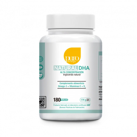 Comprar NATURAL DHA ALTA CONCENTRACION 180 PERLAS PURO OMEGA BEPS