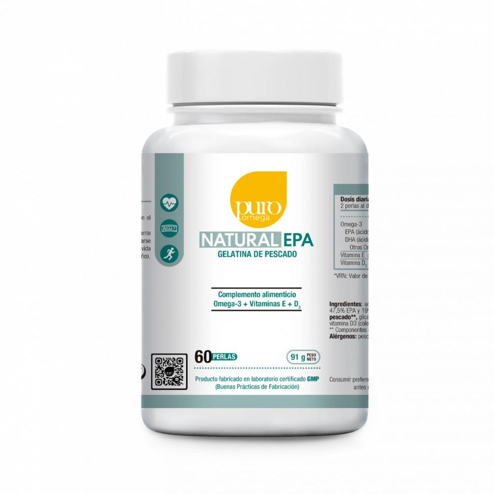NATURAL EPA 60 PERLAS PURO OMEGA BEPS