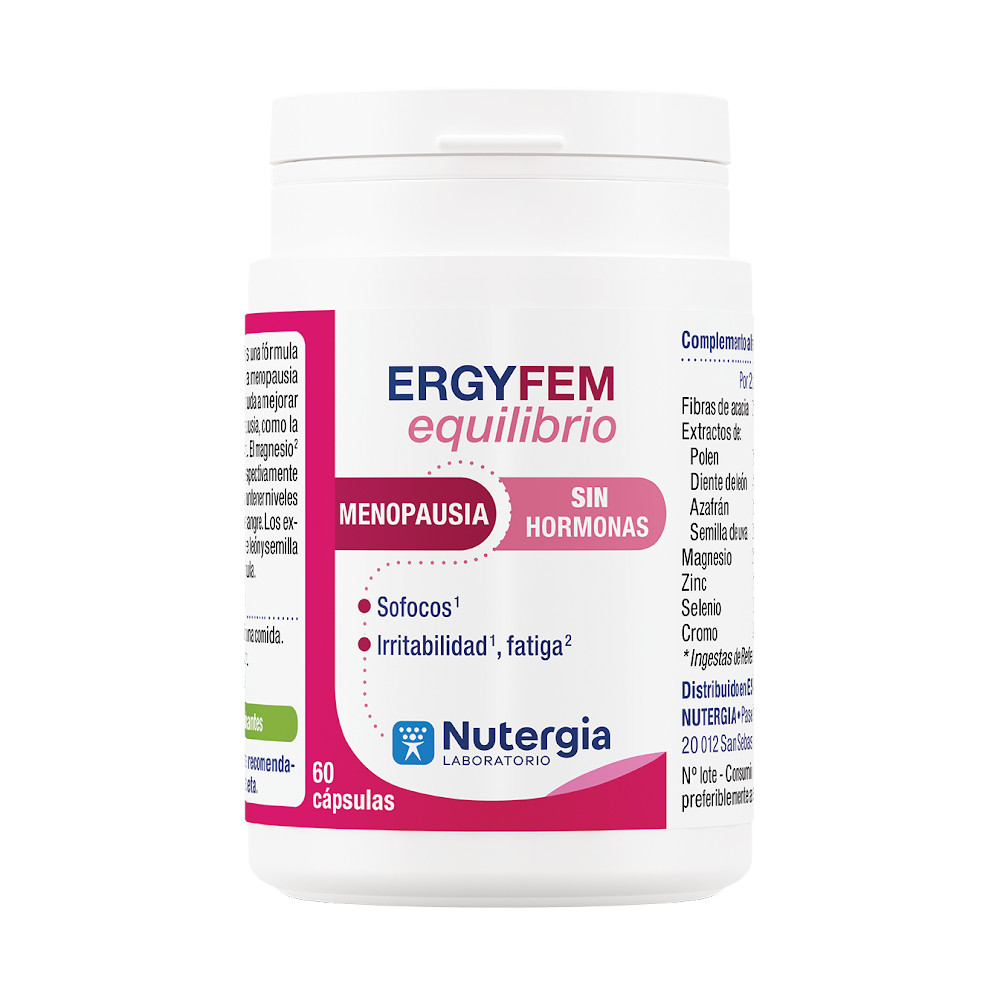 Comprar online ERGYFEM EQUILIBRIO 60 CAP NUTERGIA - Farmacia Coliseum