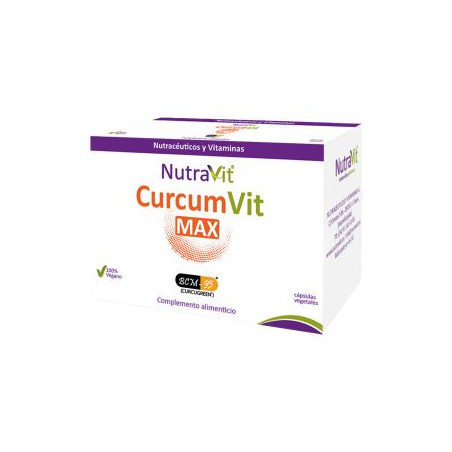 Comprar online CURCUMVIT MAX 30 CAP NUTRAVIT - Farmacia Coliseum