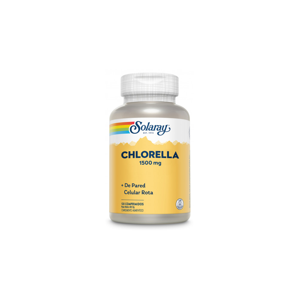 CHLORELLA 1500 MG 120 COMP SUNNY GREEN SOLARAY