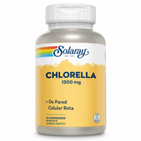 CHLORELLA 1500 MG 120 COMP SUNNY GREEN SOLARAY