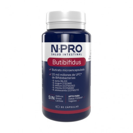 Comprar NPRO BUTIBIFIDUSBIOTA 60 CAP NATURAL PROBIOTICS online