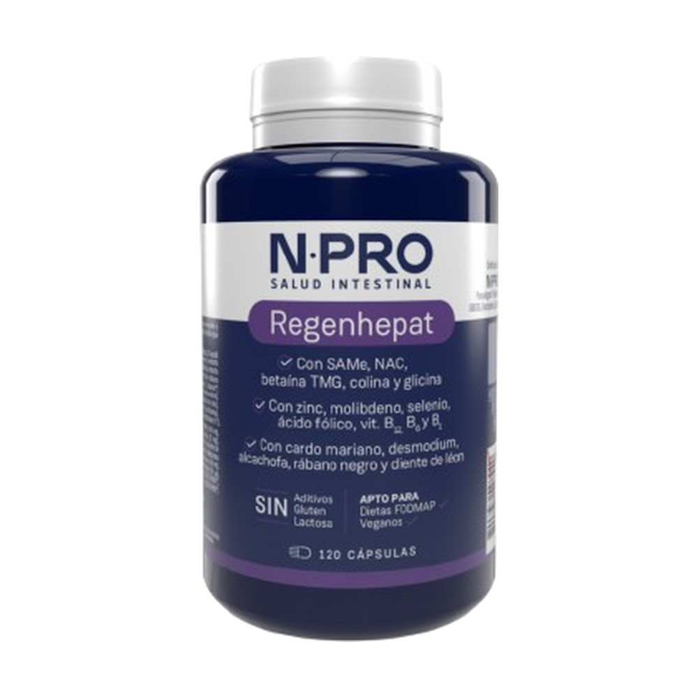 Comprar online NPRO REGENHEPAT 90 CAP NATURAL PROBIOTICS - Coliseum