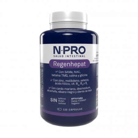 Comprar online NPRO REGENHEPAT 90 CAP NATURAL PROBIOTICS - Coliseum