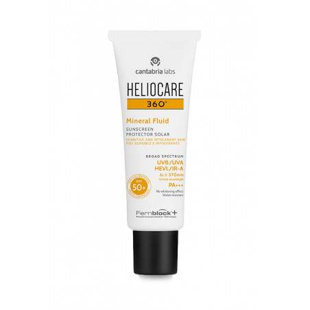 FOTOPROT HELIOCARE 360 MINERAL TOLERANCE FLUID SPF 50 50 ML - Coliseum