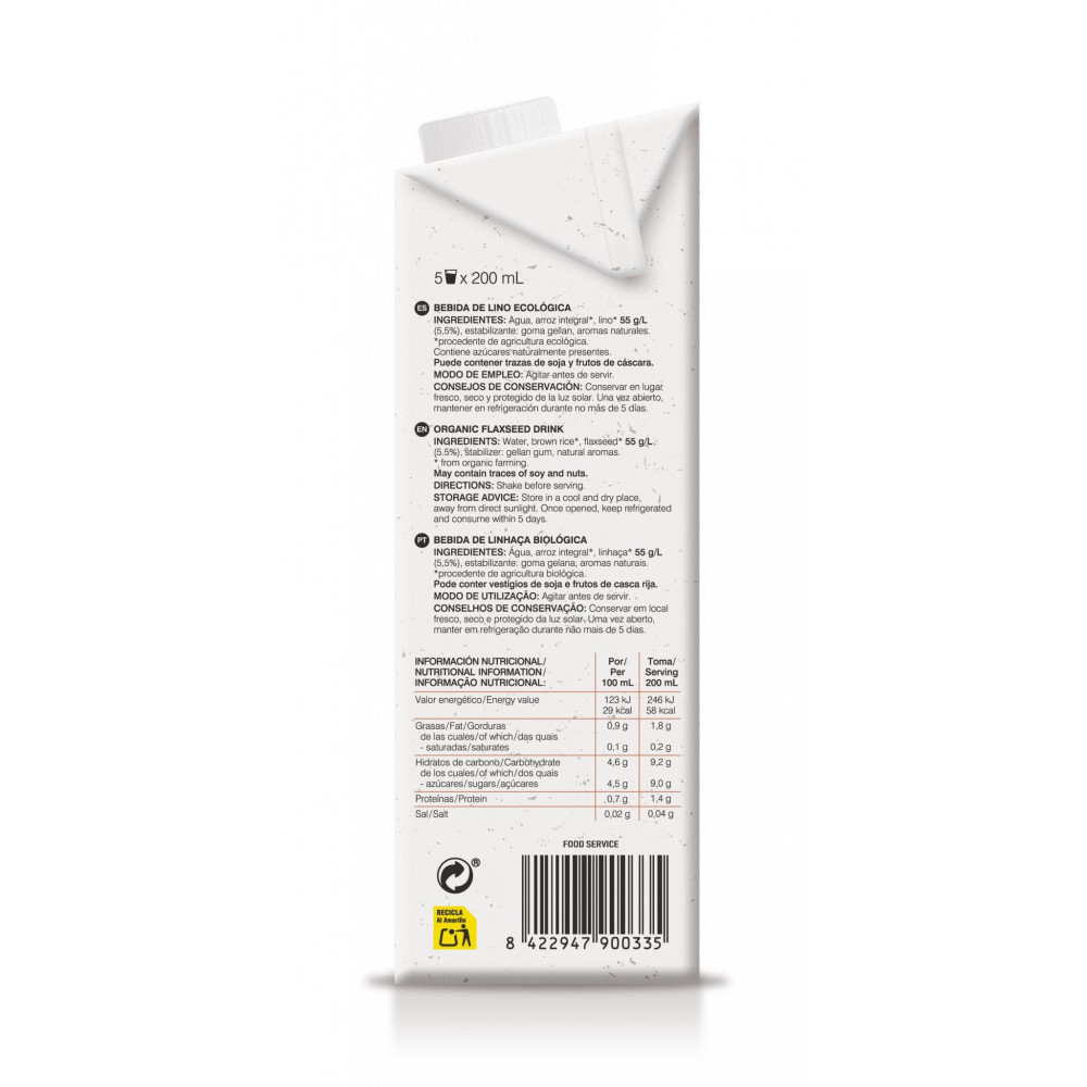 Comprar online BEBIDA LINO ECO BIO 1 L ALECOSOR SORIA NATURAL - Farmacia Coliseum