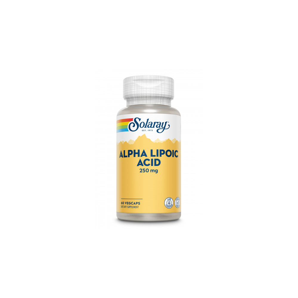 ACIDO ALFA LIPOICO 250 MG 60 CAP SOLARAY