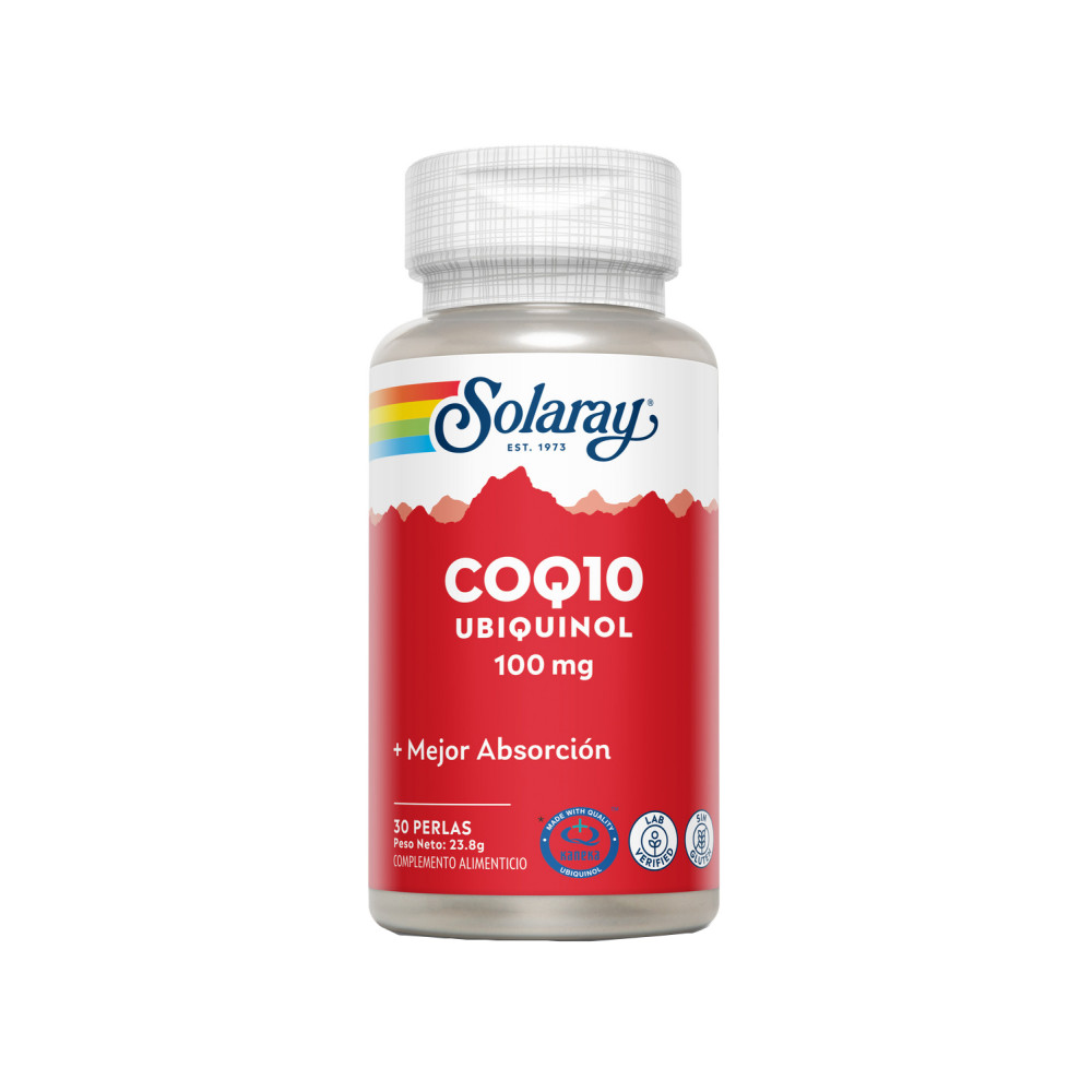 UBIQUINOL COQ-10 100 MG 30 CAP SOLARAY
