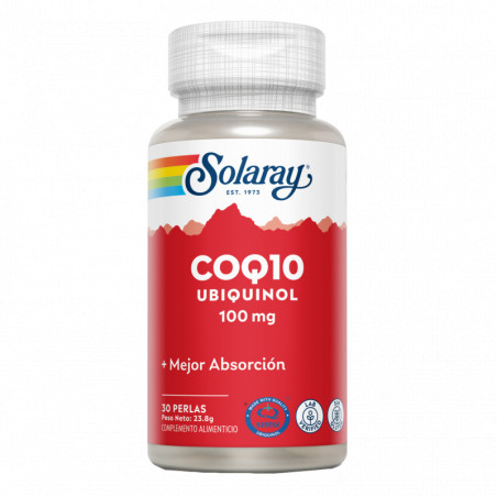 UBIQUINOL COQ-10 100 MG 30 CAP SOLARAY