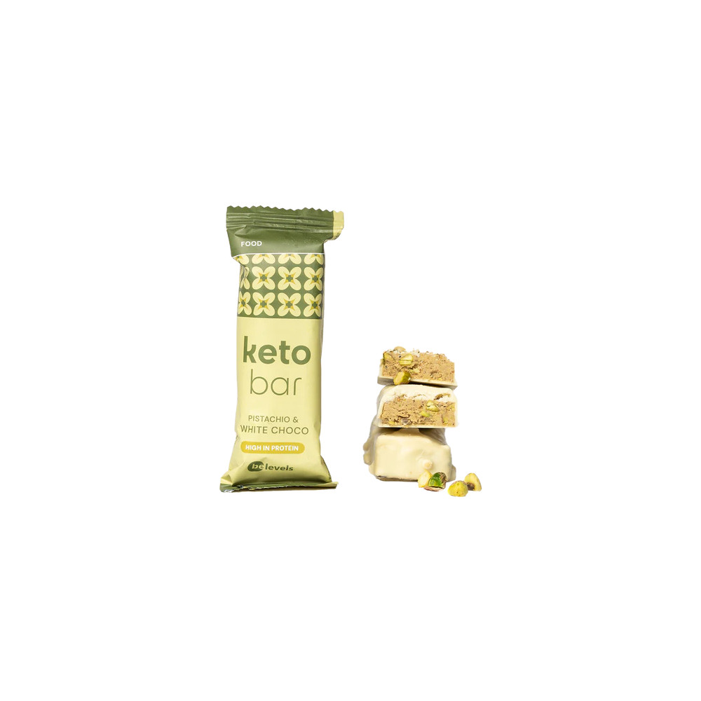BARRITA PROTEICA VEGANA PISTACHO CAJA 8 UNIDADES BELEVELS - Coliseum