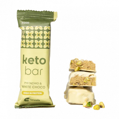 BARRITA PROTEICA VEGANA PISTACHO CAJA 8 UNIDADES BELEVELS - Coliseum