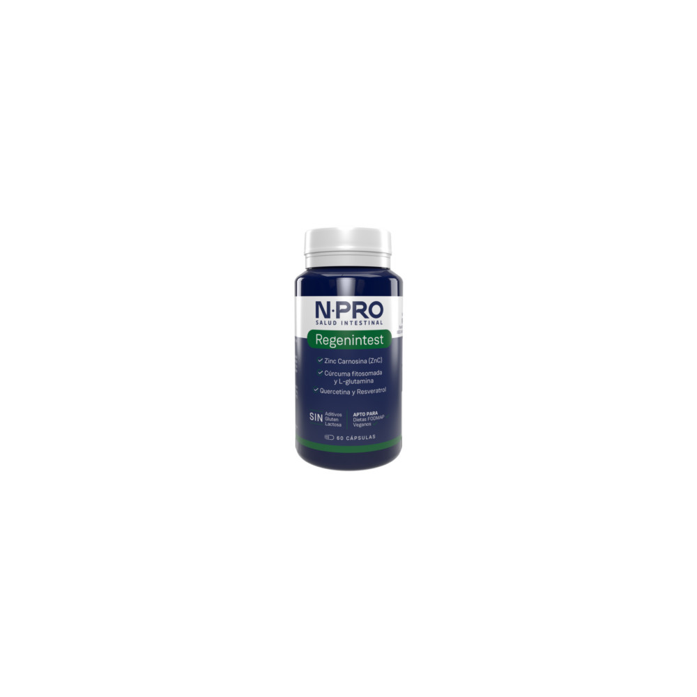 Comprar NPRO REGENINTEST 60 CAP NATURAL PROBIOTICS online - Coliseum