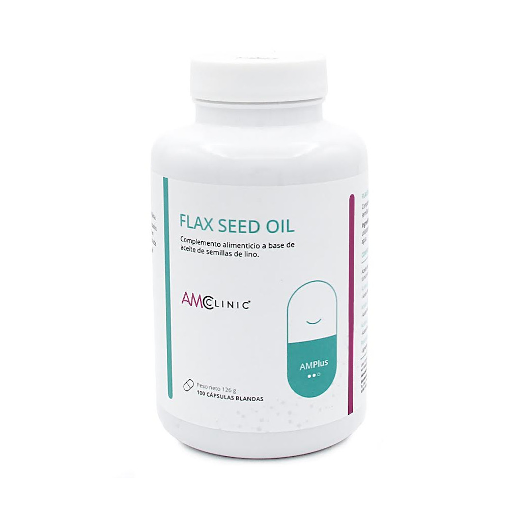 Comprar online FLAX SEED OIL (ACEITE LINO) 100 CAP AMCLINIC - Coliseum