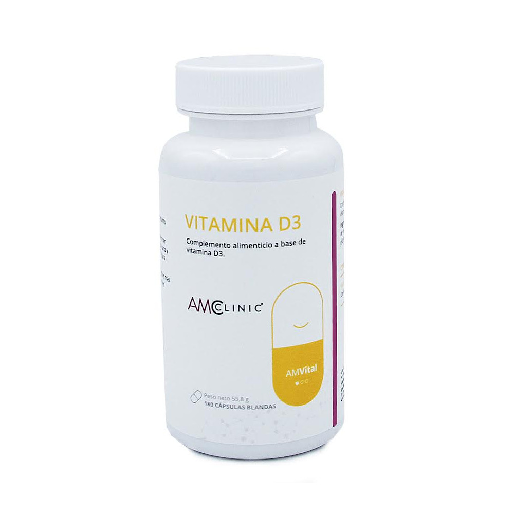 Comprar online VITAMINA D3 4000 UI 180 CAP AMCLINIC -Farmacia Coliseum