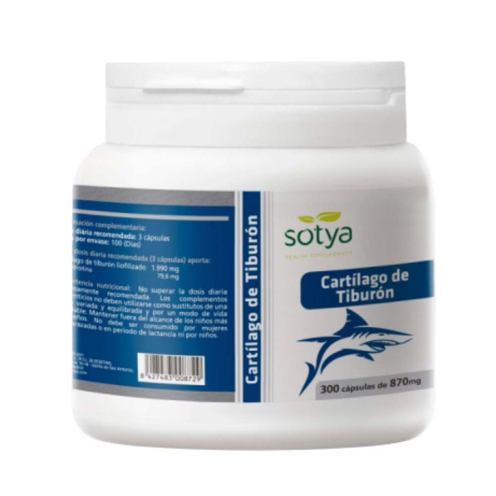 CARTILAGO TIBURON 663 MG 300 CAP SOTYA