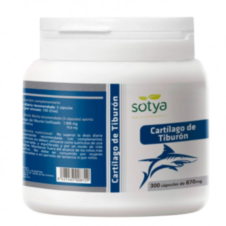 CARTILAGO TIBURON 663 MG 300 CAP SOTYA