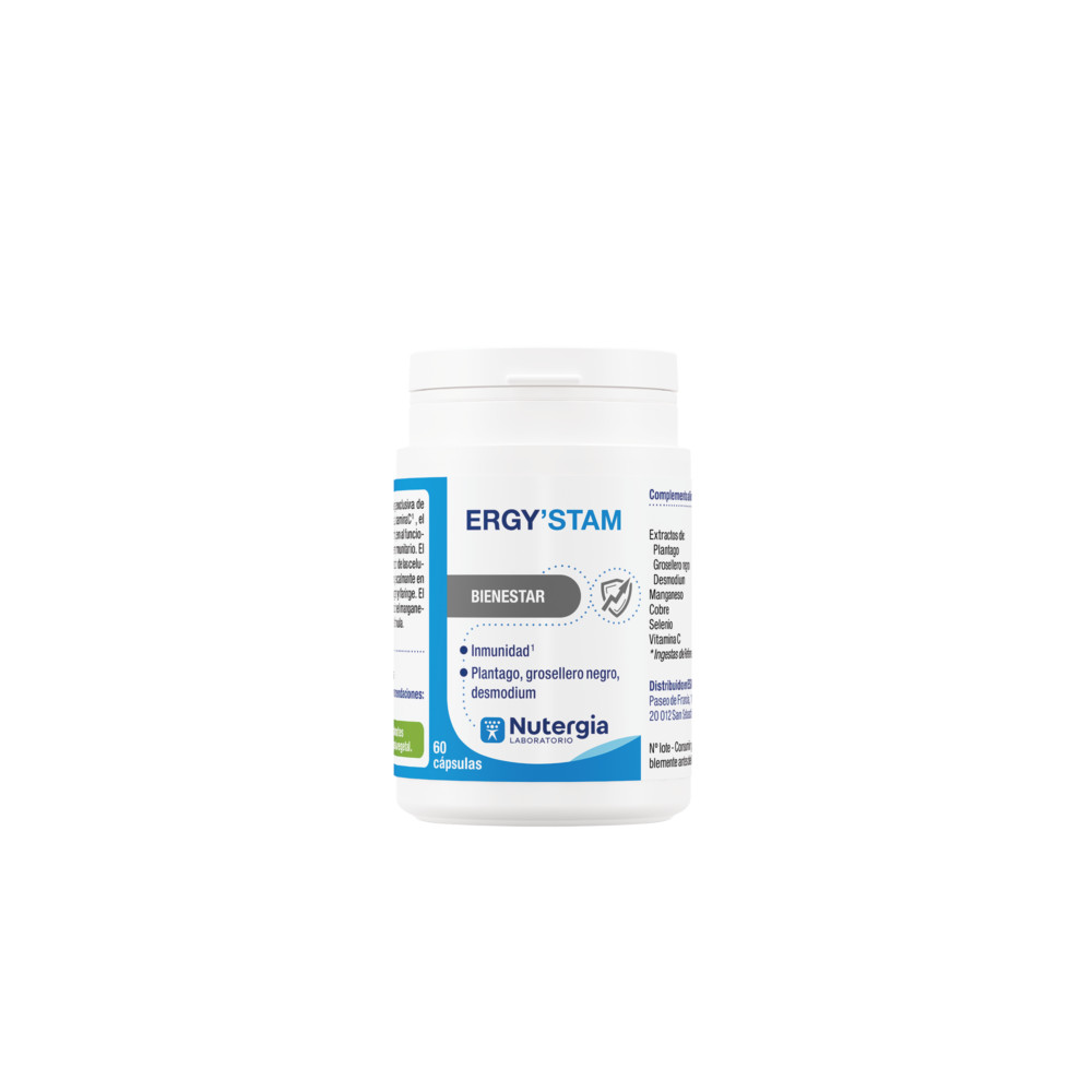 Comprar ERGYSTAM 60 CAP NUTERGIA online - Farmacia Coliseum