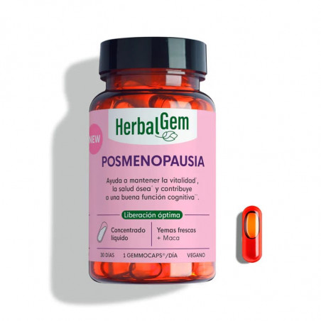 Comprar GEMMOCAPS POSMENOPAUSIA 30 CAP HERBALGEM online - Farmacia Coliseum