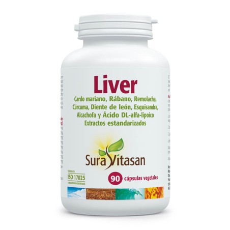 Comprar online LIVER 90 CAP SURA VITASAN - Farmacia Coliseum