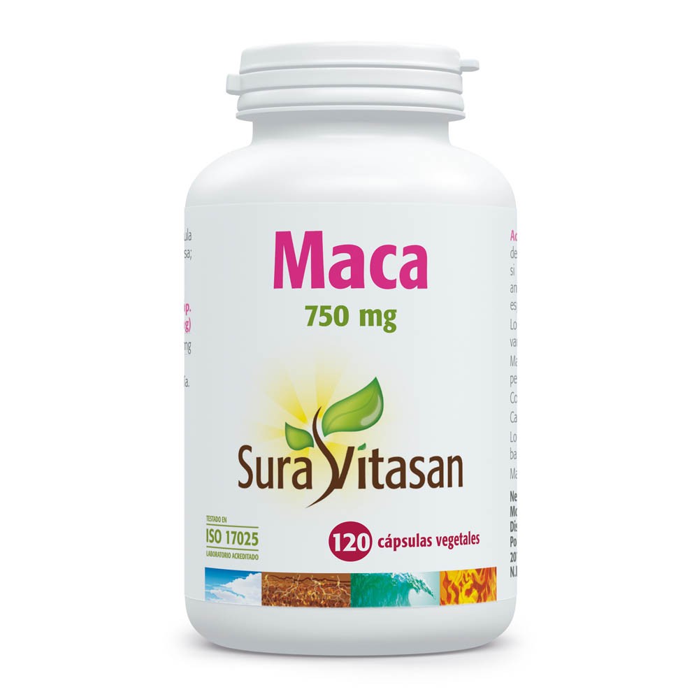 Comprar MACA 750 MG 120 CAP SURA VITASAN online - Farmacia Coliseum
