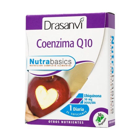 COENZIMA Q10 30 MG 30 CAP NUTRABASICS DRASANVI