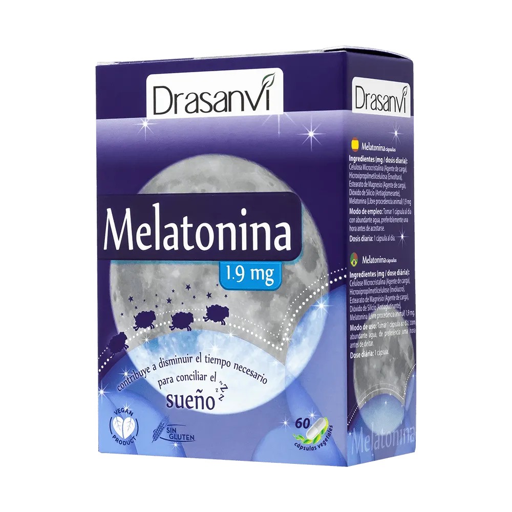 MELATONINA  1.90 MG 60 CAPS DRASANVI